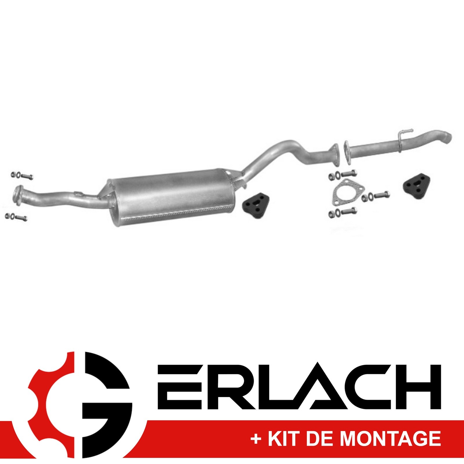 Échappement silencieux pour Mitsubishi Pajero 4x4 2.8TDi long 5-portes pot arrière 6075