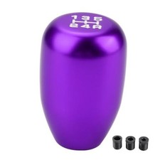5 Speed Car Gear Shift Knob, Manual Gear Shift Knob Stick Head Shifter Purple