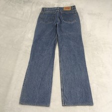 Jeans vintage Levis 516 uomo 30x30 blu denim slim dritto made in Canada anni 90 W30