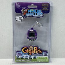 New Giga Pets Worlds Smallest CompuKitty Keychain Toy Tamagotchi Mini Kitty Cat