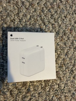 Original Genuine Apple MacBook Dual USB-C Charger 35w MNWP3AM/A NEW! SEALED OEM