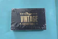 2021 Onyx Vintage Hobby Basketball Factory Seal Box 2 Autos Curry Antetokounmpo