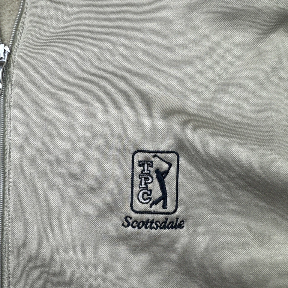 TPC Scottsdale Nike Golf 1/4 Cremallera Pullover Polar Ajuste Térmico Tostado Khahi Para Hombres XL Foto 2 de 4