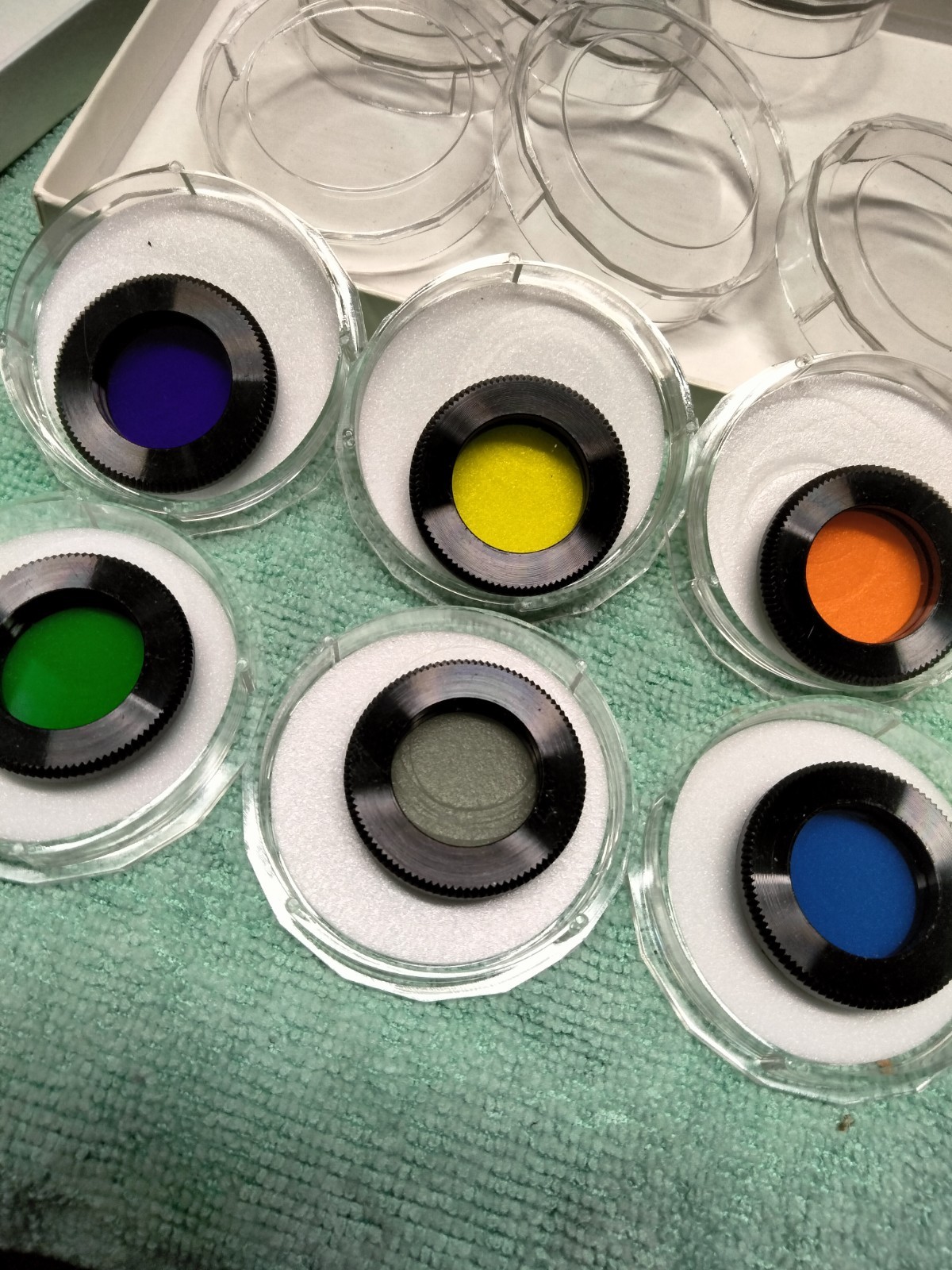 1980's NOS Celestron Color Filters Boxed Set - Japan