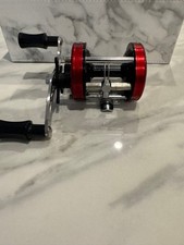 Abu Garcia 6000 Baitrunner Reel with Sconet Double Handle Red Used