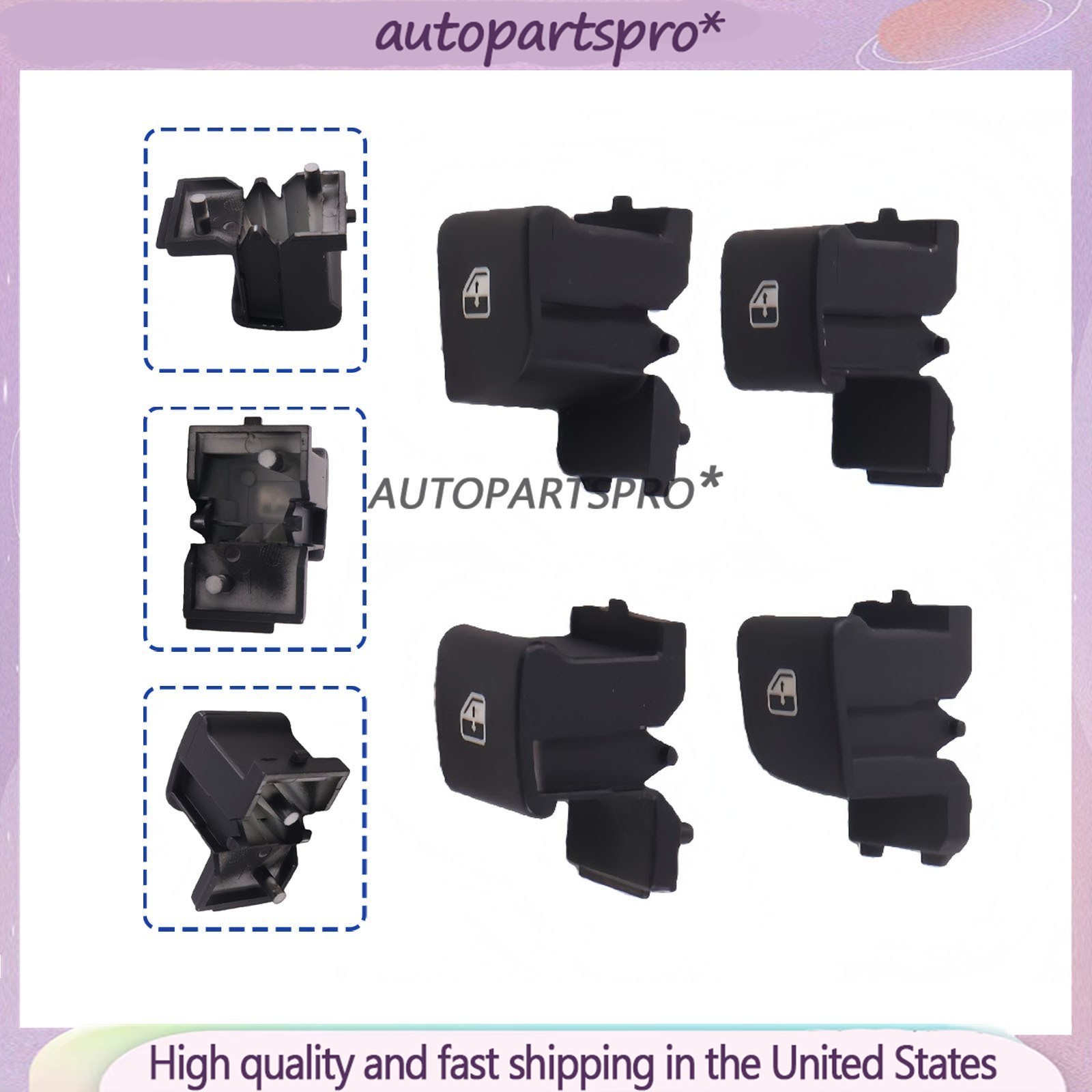 Maserati GranTurismo 2010-2019 Front Window switches Set P/N 247993