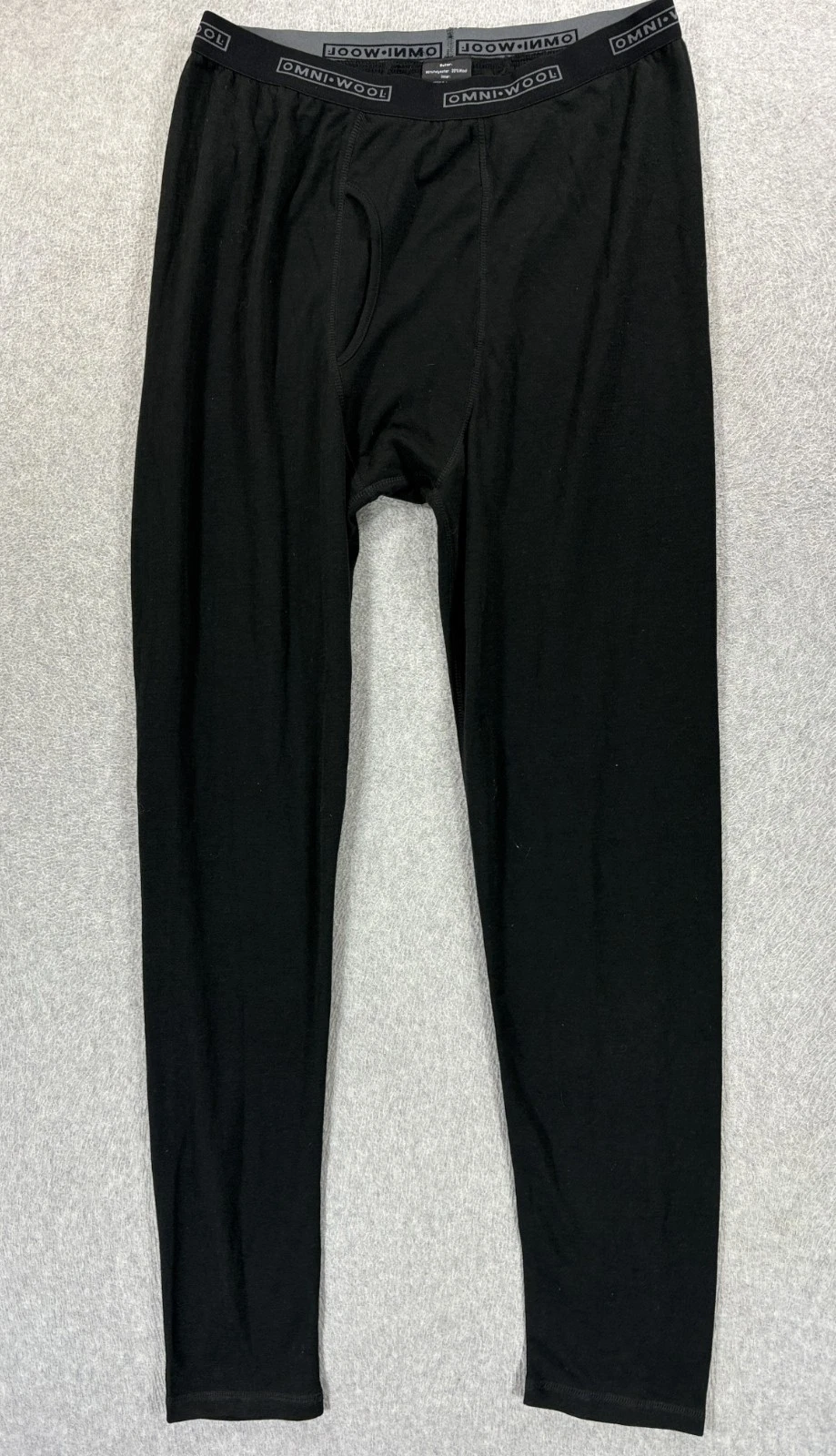 Omni-Wool Polyester/Wool Blend Base Layer Pants (Men's 2XL) Black