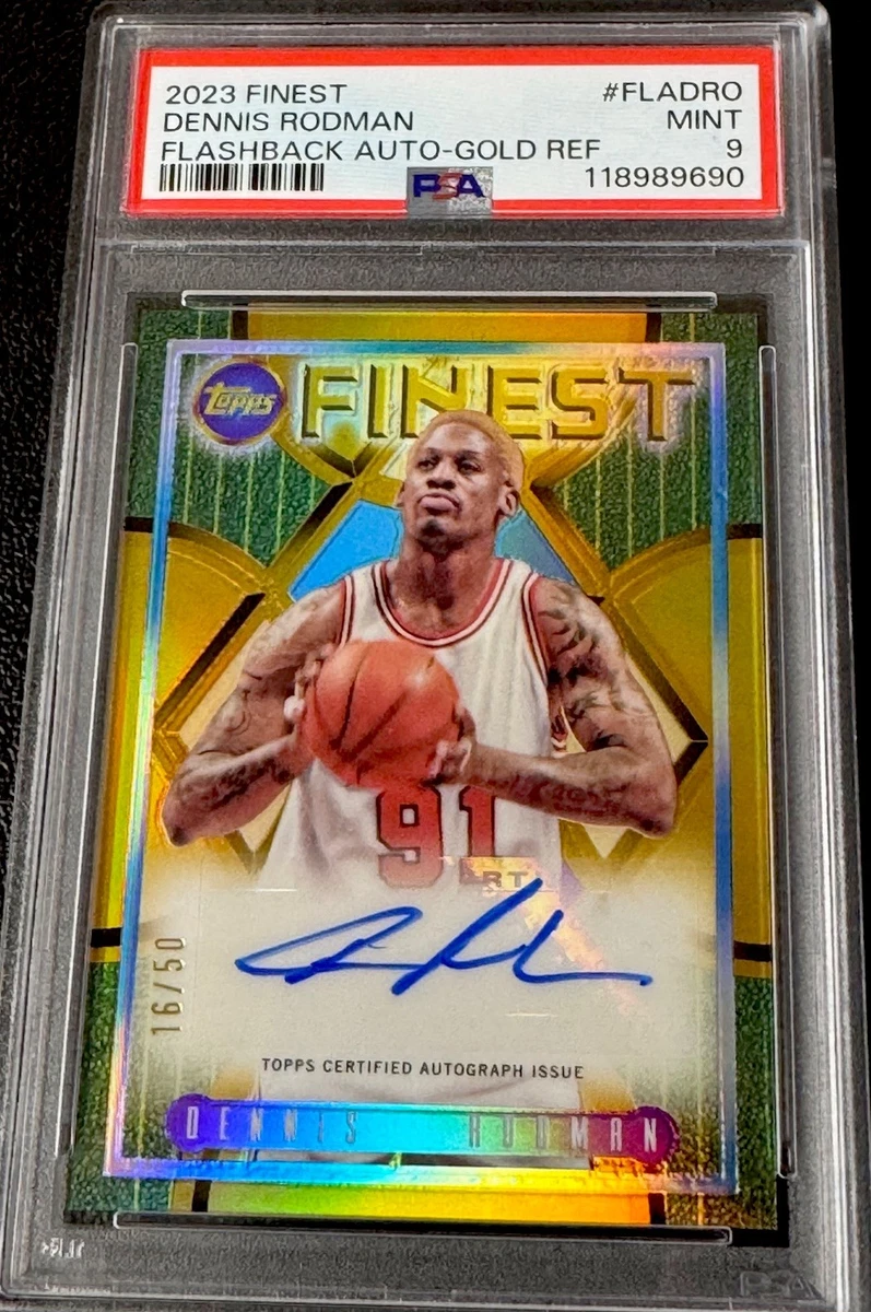Topps Dennis Rodman Basketball Serial Numbered Sports Trading