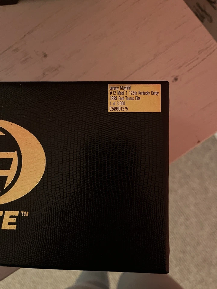 1999 Jeremy Mayfield #12 Mobil 1 125th Kentucky Derby 1/24 Elite NASCAR Diecast - Image 3 of 4