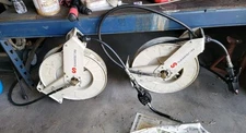 Samson Hose Reels With Metered Dispensers, Engine Oil Transmission Fluid 