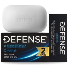 Defense Soap 2pk All Natural Tea Tree Bar Soap for Men Made by Wrestlers with