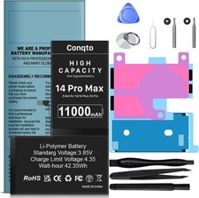 11000mAh 2025 Upgraded Battery for iPhone 14 pro max New Version Ultra High