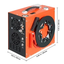 PCP Air Compressor 4500PSI/30Mpa Built-in Converter DC12V/AC120V Auto-Stop