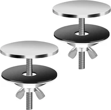 2 Pack 2" Kitchen Sink Hole Cover Stainless Steel Faucet Hole Plug Stopper Cap S