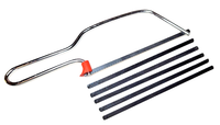 BüGelssäGe 15Cm + 6 SäGebläTter FüR PuksäGe, HandsäGe HaushaltssäGe MetallsäGe