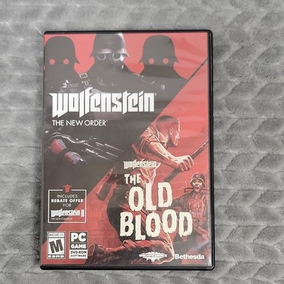 Bethesda Wolfenstein New Order & Old Blood PC DVD-ROM Manual Shooter M