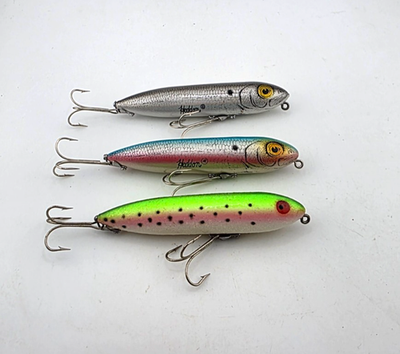 3) Heddon Zara Spook Top Water Fishing Lures Lot of 3 | eBay