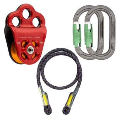 DMM Hitch Climber Triple Pulley Pro Kit Red - 8MM