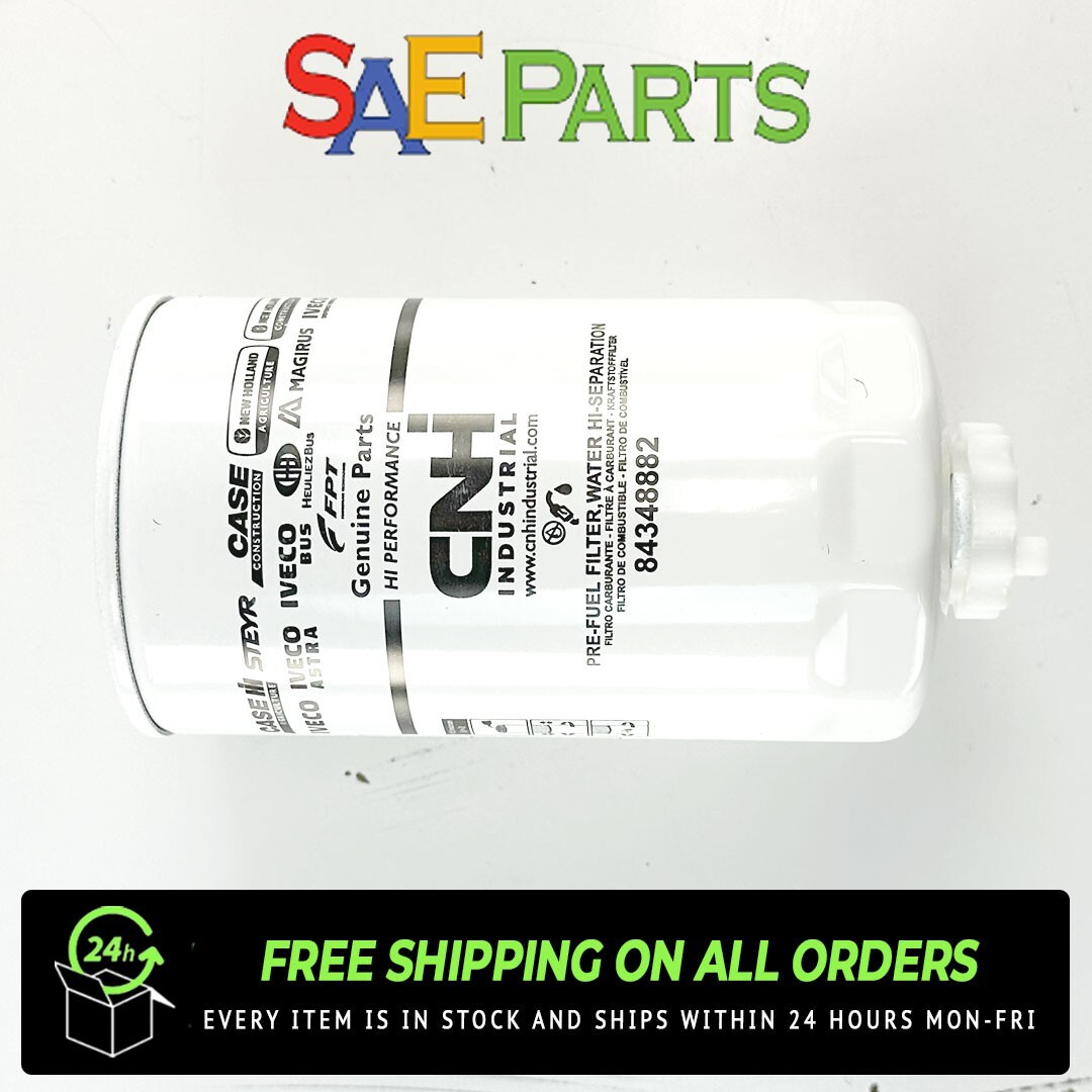 NEW OEM CNH Industrial 84348882 Fuel Filter Assembly In