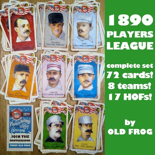 OLD FROG 1901 Baltimore Orioles AMERICAN LEAGUE TEAM SET 9 baseball card 4 HOFs - Picture 7 of 11
