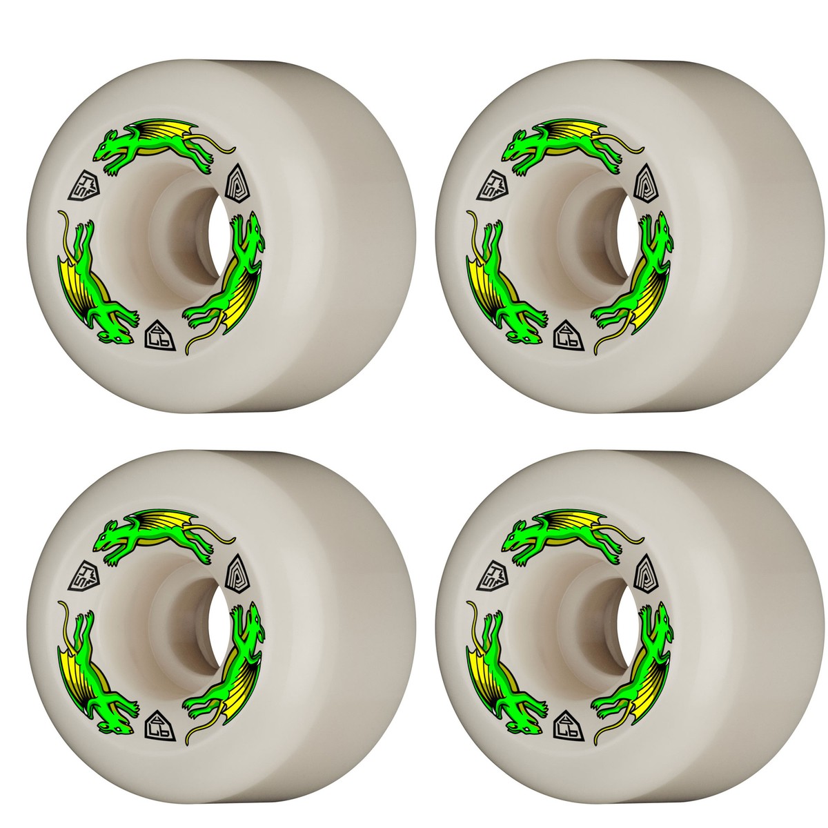スケートボード DRAGON FORMULA NANO RAT 52x30mm 97A Powell Peralta Nano Rat Dragon 97a A2 Wheels | Skate Warehouse