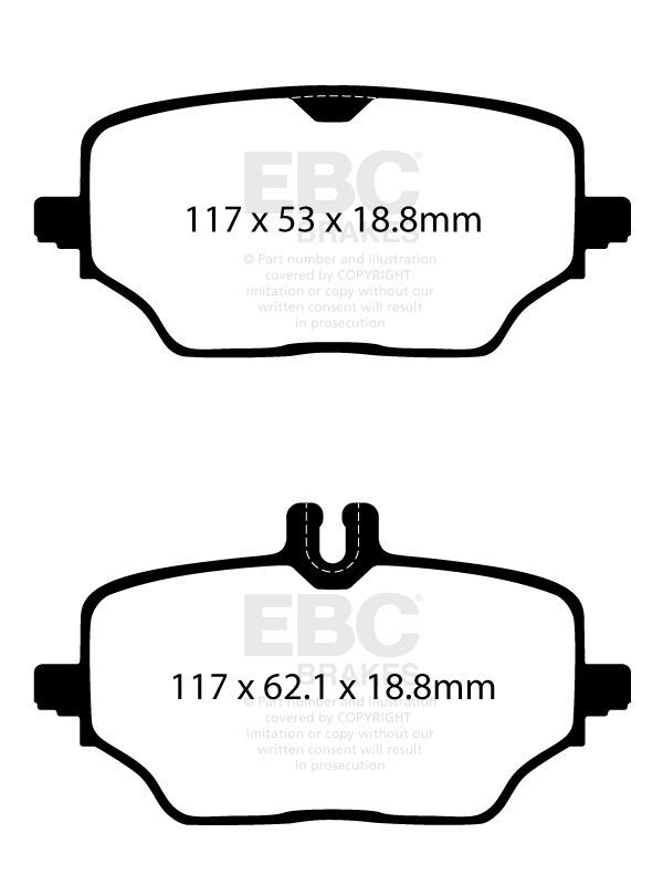 EBC DP42426R  Yellowstuff Brake Pad Set