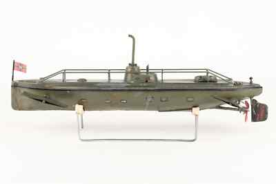 VERY RARE ANTIQUE MARKLIN U- BOAT SUBMARINE WW1 GERMAN PRESSED