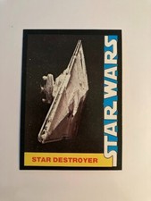1977 STAR WARS WONDER BREAD ROOKIE RC CARD #14 FOURTEEN STAR DESTROYER NM-MT+