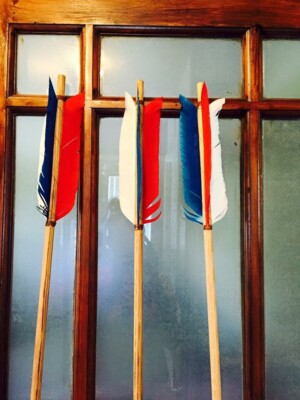 Atlatl And Three  5 Foot Dart Set