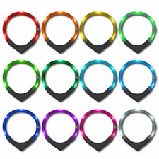 LEUCHTIE Plus Leuchthalsband Hund batteriebetrieben, wasserdicht Silikongummi