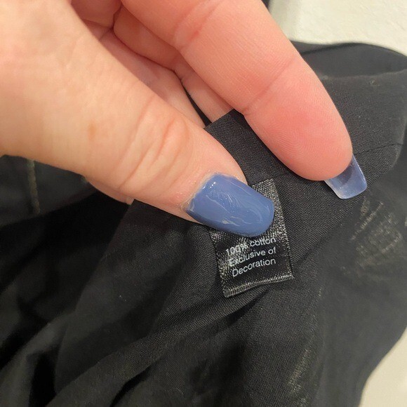 Peruvian Connection Cotton Pleated Embellished Dr… - image 4