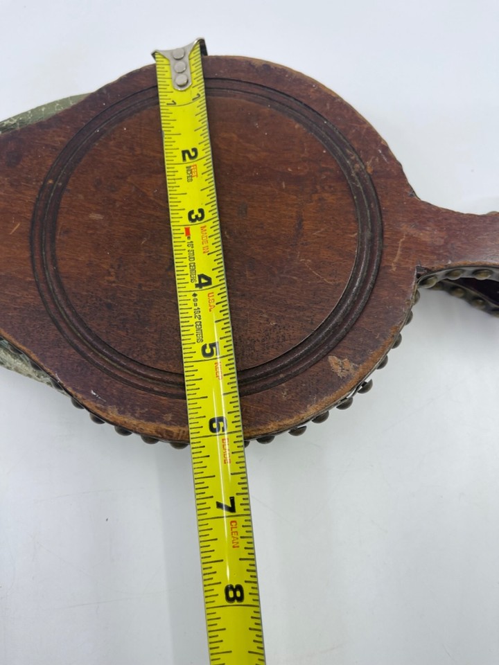 Antique primitive Bellows handcrafted Primative Brass Hardware Wood