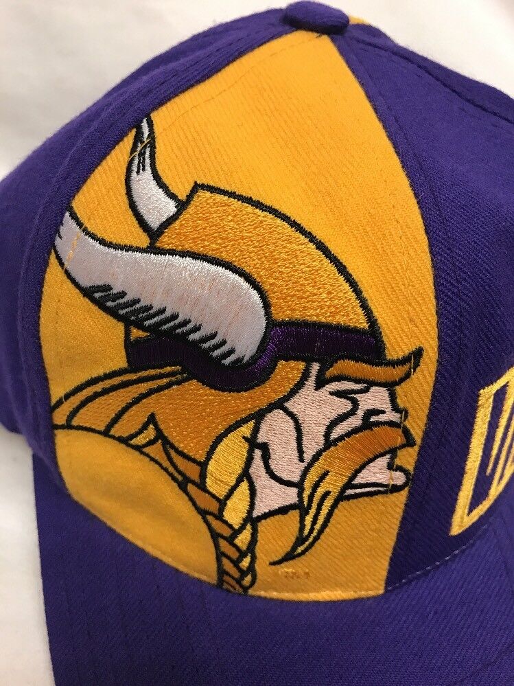 Vintage 90s Minnesota Vikings American Needle Snapback NFL Football Hat