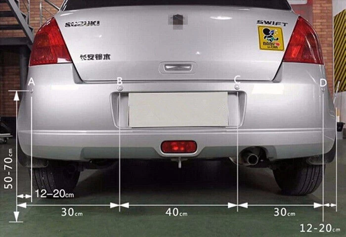 Sensor LED de aparcamiento delantero trasero 8 sensores para sistema de monitor de radar inverso de coche Foto 3 de 4