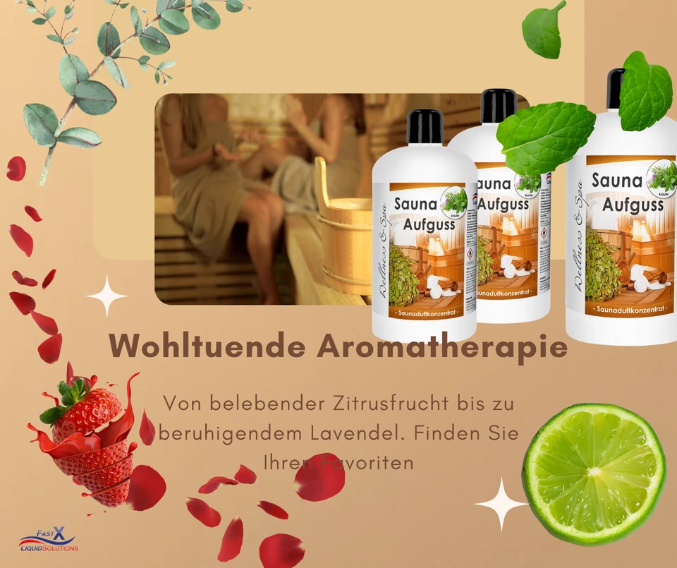 Saunaaufguss Konzentrat / Saunaduft Konzentrat freie Duftwahl aus 60 Top-Aromen - Bild 4 von 4