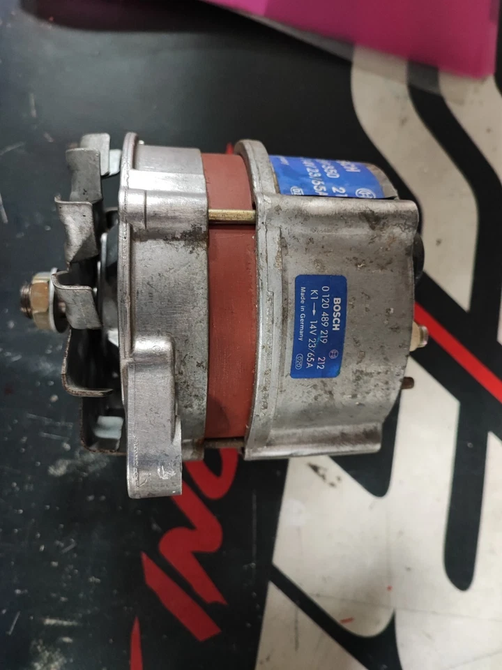 Alternatore BOSCH 0120489350 65 Ah Nuovo FIAT Lancia  Staffe Dritte  - Immagine 3 di 4