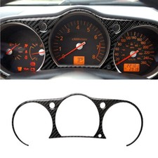 Cubierta interior del panel de instrumentos de fibra de carbono apta para Nissan 350Z 2003-09
