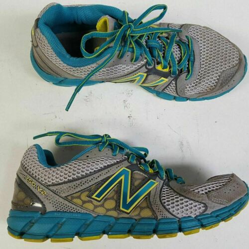 New Balance Running Shoes Women 6.5 B Gray 750 V2  W750SG2 Athletic Lace Up - Afbeelding 1 van 9
