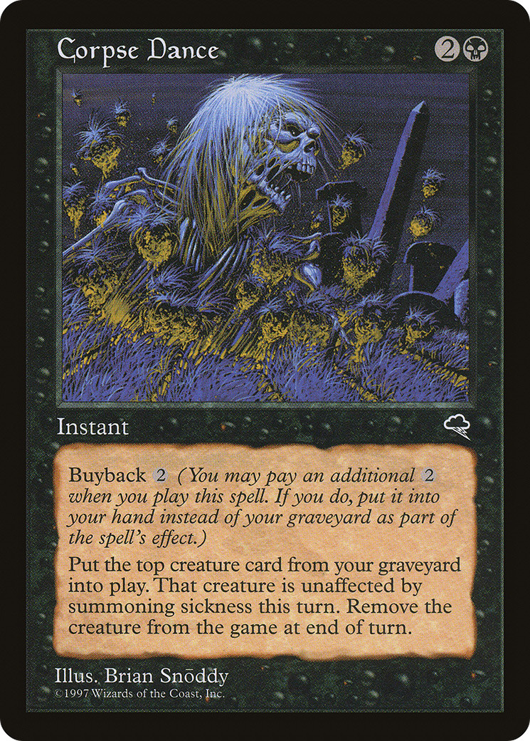 Corpse Dance X (1) MTG Tempest Excellent/Near Mint 4RCards