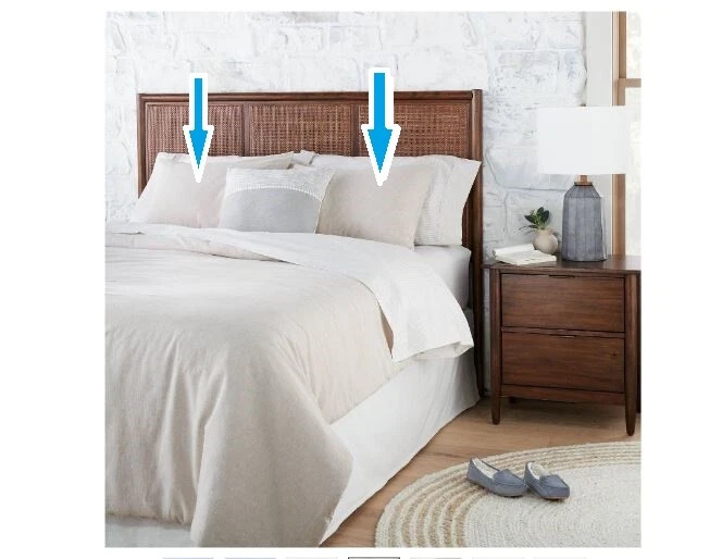 Hearth & Hand Magnolia Linen Blend Twilight Taupe Gray KING Pillowcase Set 2pc - Image 2 of 4