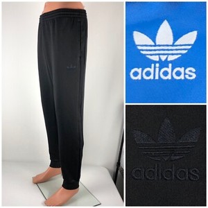 adidas originals joggers with logo embroidery black