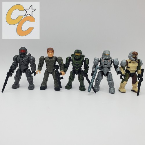 Shell Helix Ultra Lotto 10 Pistole Fucile D'Assalto HALO Per Figure Mega Bloks Construx - UNSC Marine, Usate Call Of Duty Cold War