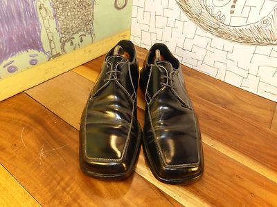 Gordon Rush Black Patent Leather Dress Oxfords, Men display picture 2
