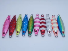 2pc Tsuribi Blast Slow Fall Light Jig Jigging Offshore Fishing Lure 60g 70mm