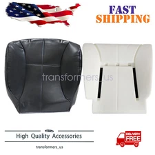 2Pcs For 1999-2002 Dodge Ram 1500 2500 Driver Bottom Seat Cover & Foam Cushion