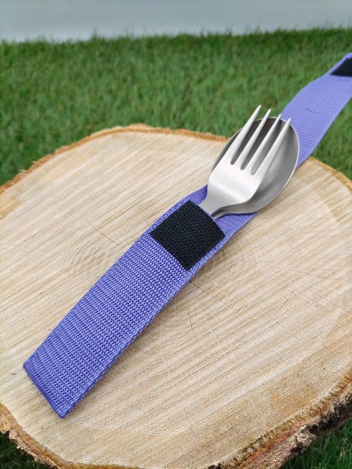 Snow Peak Titanium ”Wapper Weapon” Fork & Spoon Set with Case SCT-002 Japan - Image 3 of 4