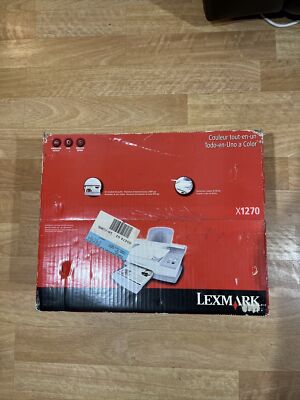 NEW Lexmark X1270 Color All-In-One Printer Scanner Copier, Brand New