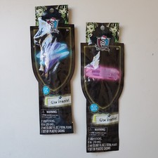 Lot Of 2 Monster High Glow Bracelet 2 Designs 2013 Ghoul Glow New Old Stock