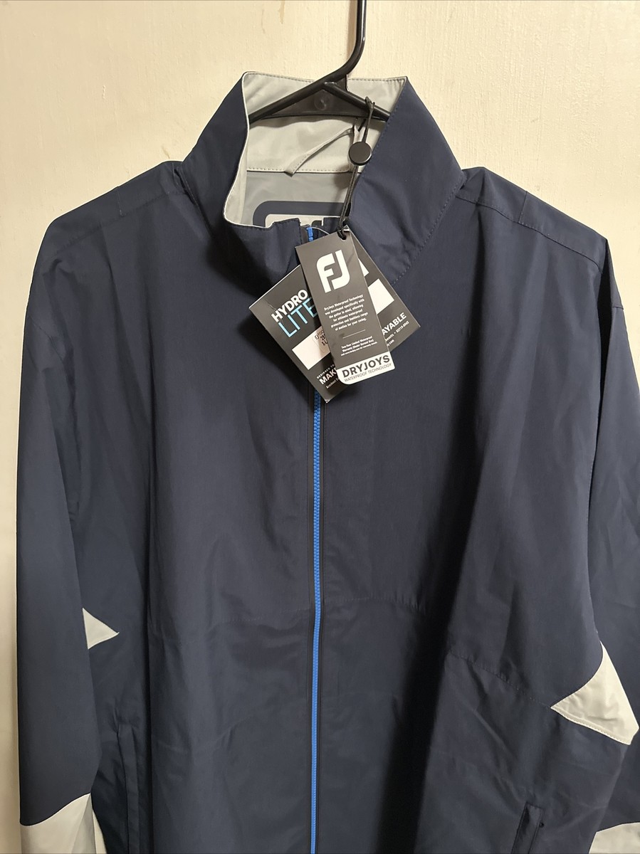 NWT-2024-NEW FootJoy Golf HydroLite Rain Jacket Mens Medium 23795