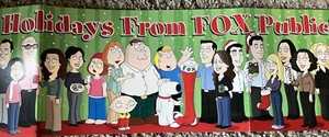Family Guy 2004 SUPER RARE Fox Publicity Holiday Greeting Card.